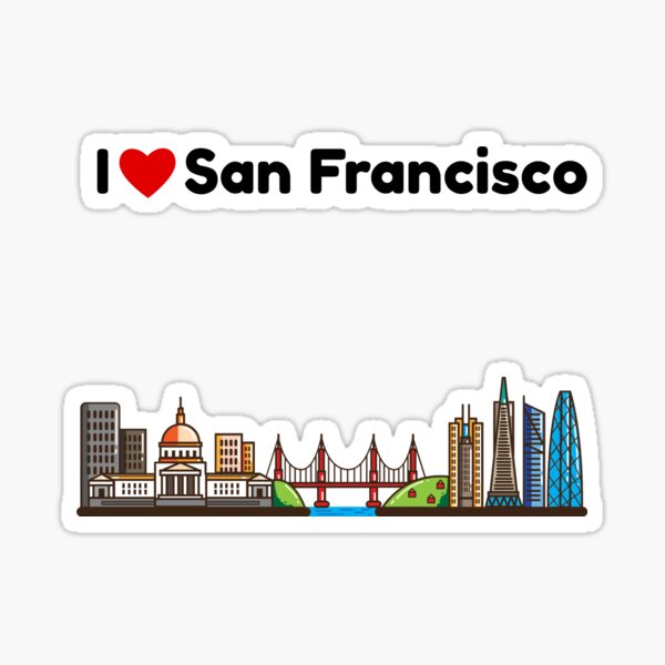 San Francisco Football Stickers 