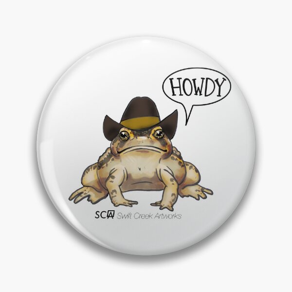 Item preview, Wyoming Howdy Toad designed and sold by swiftcreekart.