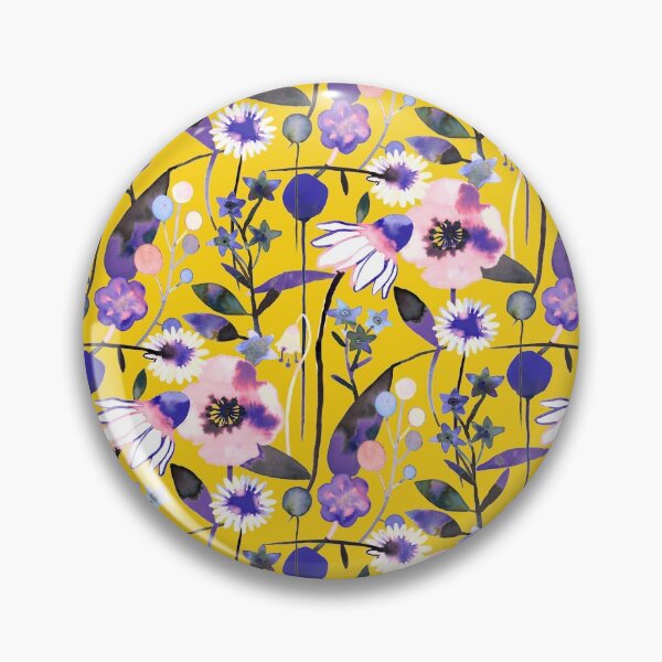 Item preview, Mustard summer flowers designed and sold by ninoladesign.