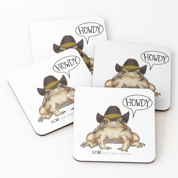 Item preview, Wyoming Howdy Toad designed and sold by swiftcreekart.