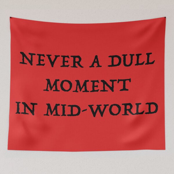 Item preview, Never a Dull Moment in Mid-World Red designed and sold by Katie Roberts.
