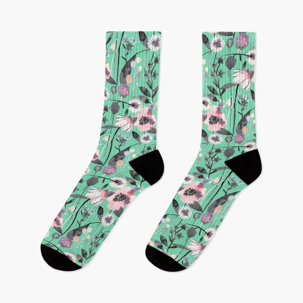 Item preview, Mint summer flowers designed and sold by ninoladesign.
