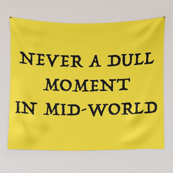 Item preview, Never a Dull Moment in Mid-World Yellow designed and sold by Katie Roberts.