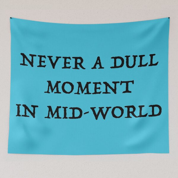 Item preview, Never a Dull Moment in Mid-World Blue designed and sold by Katie Roberts.