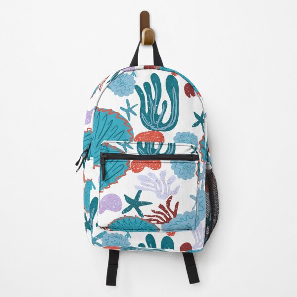 Item preview, Cute Vibrant Coral Cluster Pattern in Blues designed and sold by BissyCollective.