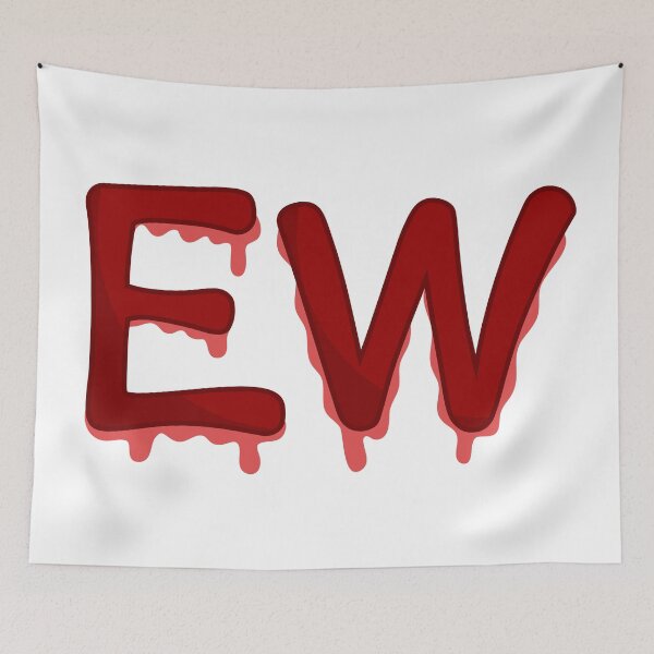 Item preview, EW (Dark Red) designed and sold by SarcasticWords.