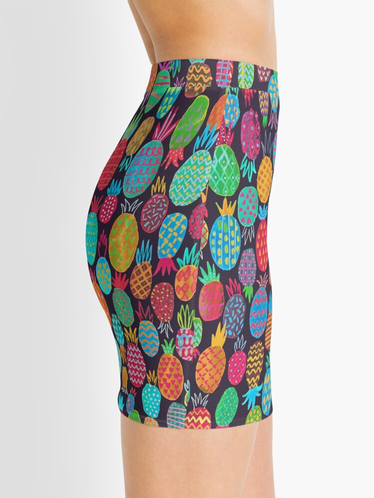 Alternate view of Colorful pineapples Mini Skirt