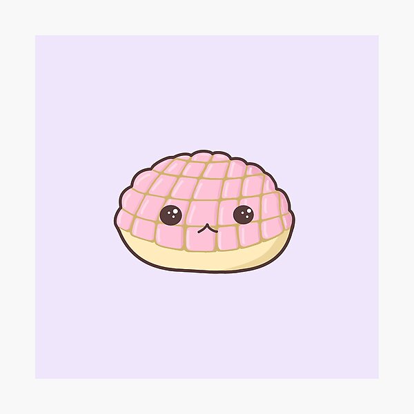 "Concha/ melon pan drawing" Photographic Print by Veju Redbubble