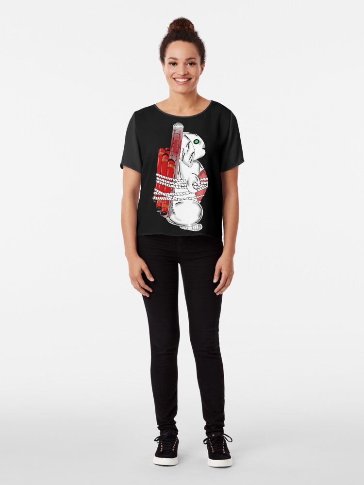 Alternate view of Tiny Tina Bunny Soldier Chiffon Top