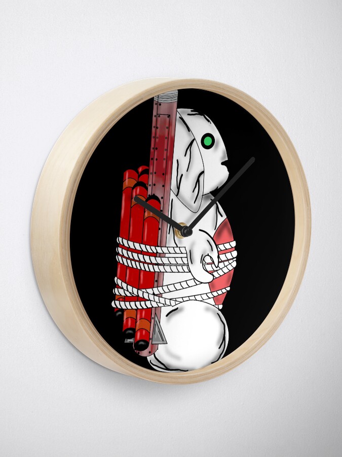 Alternate view of Tiny Tina Bunny Soldier Clock