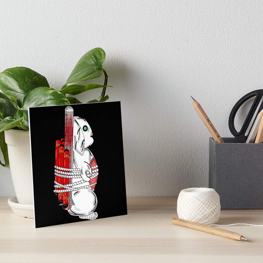 Tiny Tina Bunny Soldier Art Board Print