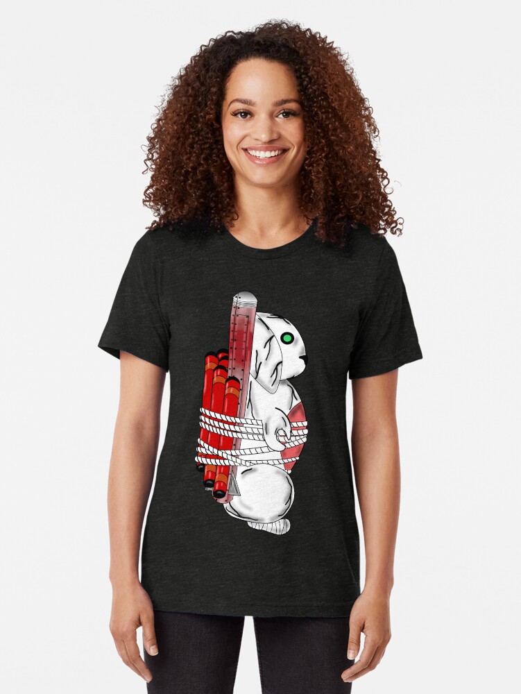 Alternate view of Tiny Tina Bunny Soldier Tri-blend T-Shirt