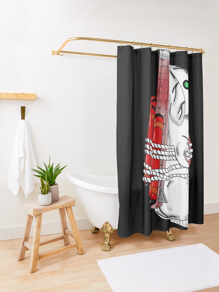 Alternate view of Tiny Tina Bunny Soldier Shower Curtain