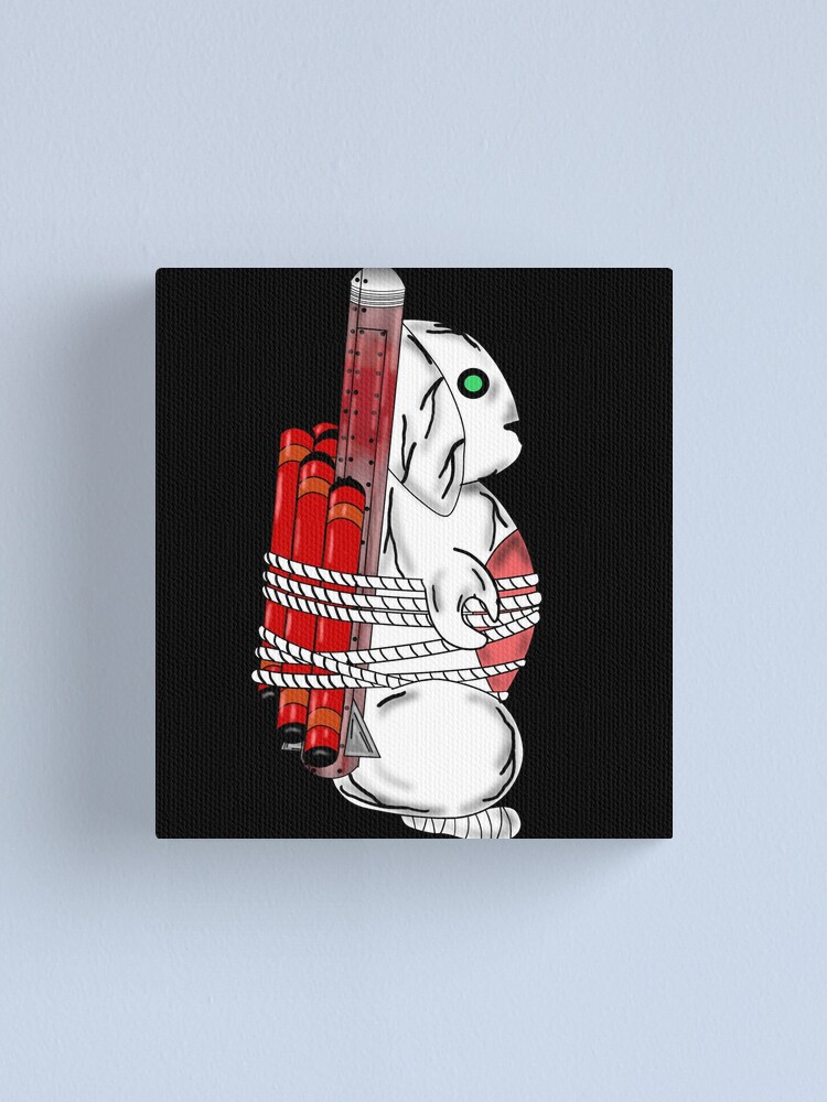 Alternate view of Tiny Tina Bunny Soldier Canvas Print