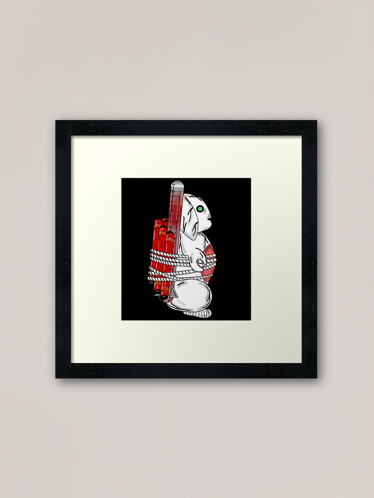 Alternate view of Tiny Tina Bunny Soldier Framed Art Print