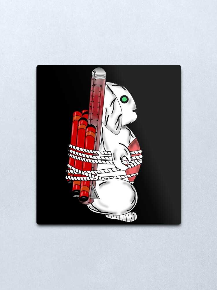 Alternate view of Tiny Tina Bunny Soldier Metal Print