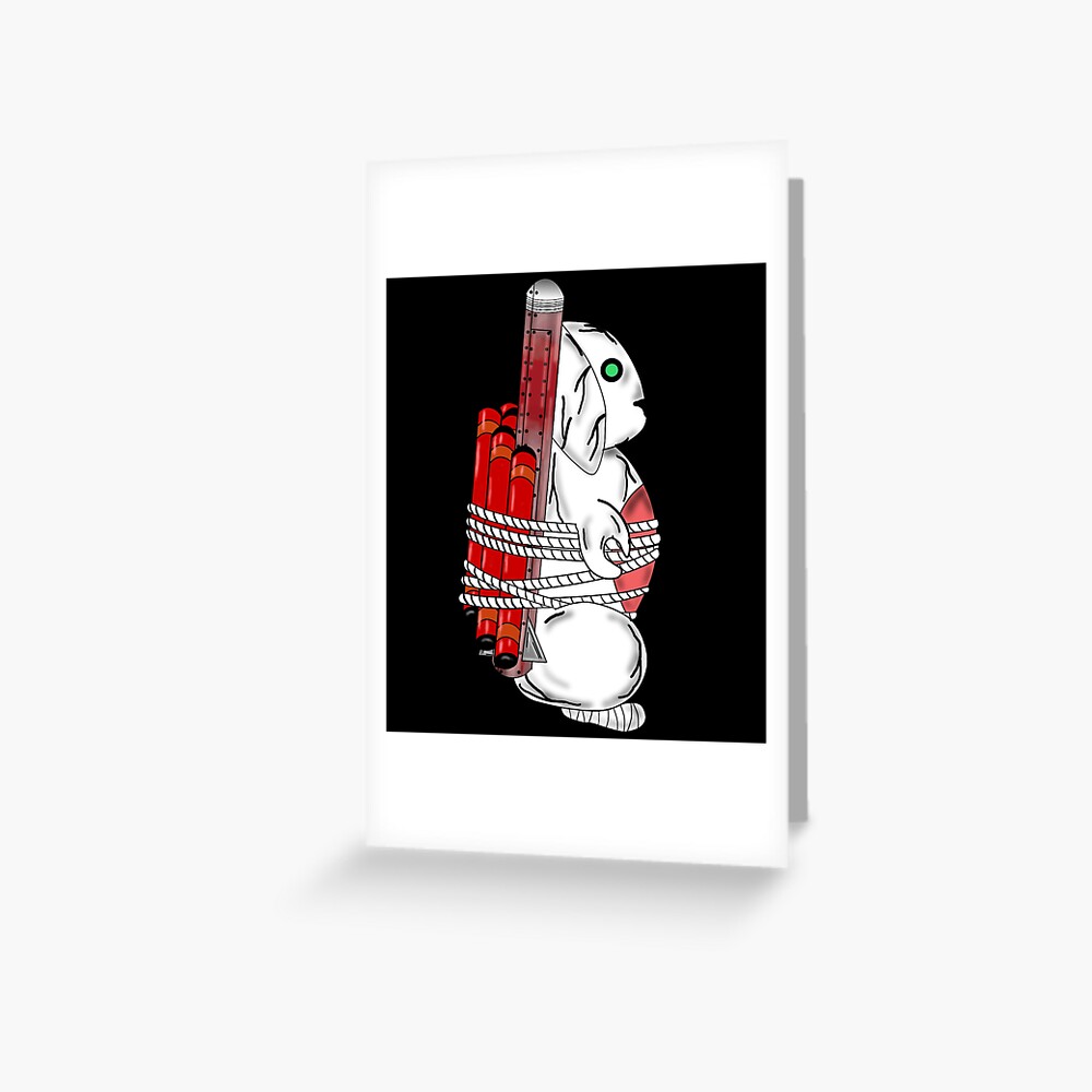 Tiny Tina Bunny Soldier Greeting Card