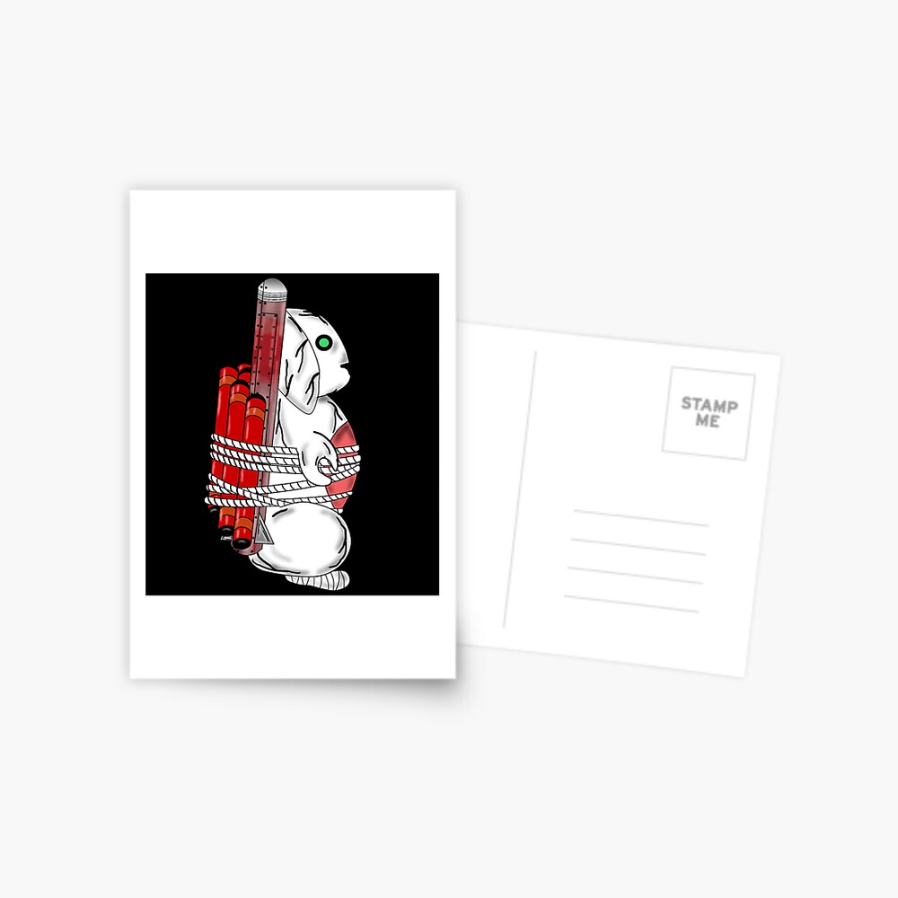 Tiny Tina Bunny Soldier Postcard