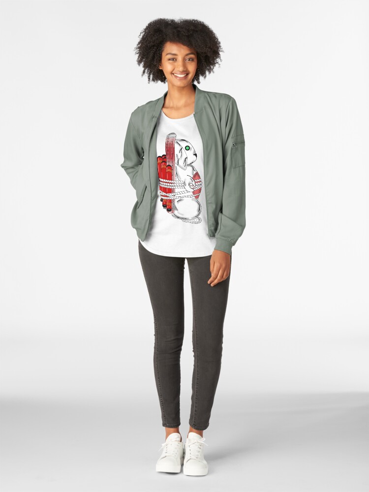 Alternate view of Tiny Tina Bunny Soldier Premium Scoop T-Shirt