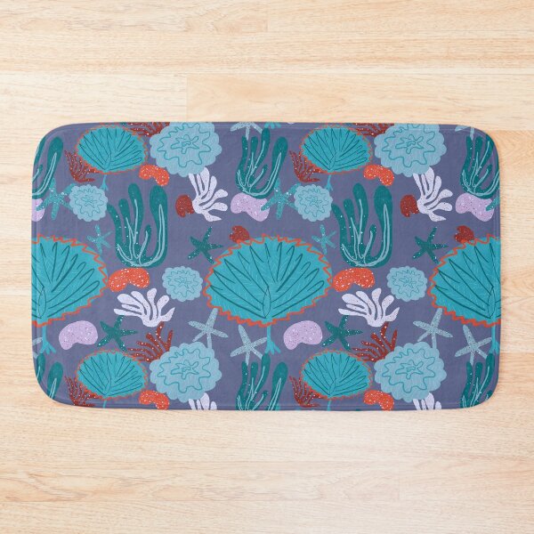 Item preview, Cute Vibrant Coral Cluster Pattern in Blues II designed and sold by BissyCollective.