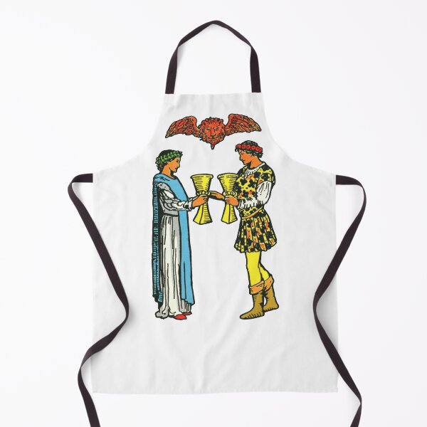Item preview, Tarot Card - Two of Cups for Soulmates and Twin Flames designed and sold by elevens.
