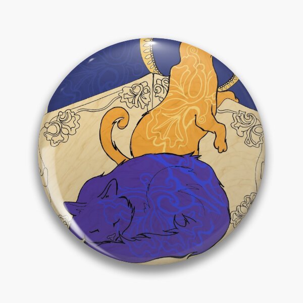 Item preview, Nouveau Cats in a Box designed and sold by FlutterKatArts.