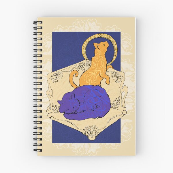 Item preview, Nouveau Cats in a Box designed and sold by FlutterKatArts.