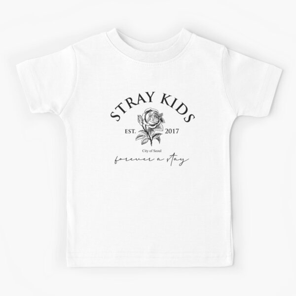 STRAY KIDS Forever A Stay Cute Fandom Quote Kids T-Shirt