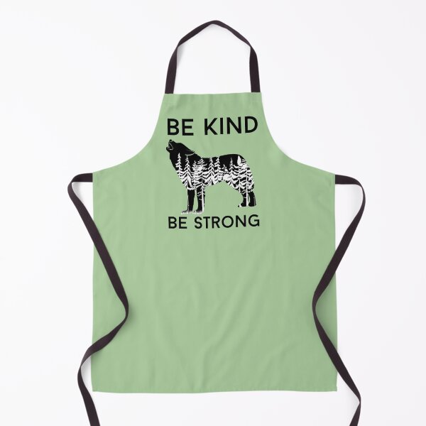Item preview, Be Kind Be Strong Wolf Design for Nature Lovers designed and sold by Hopscotch Shop Designs.