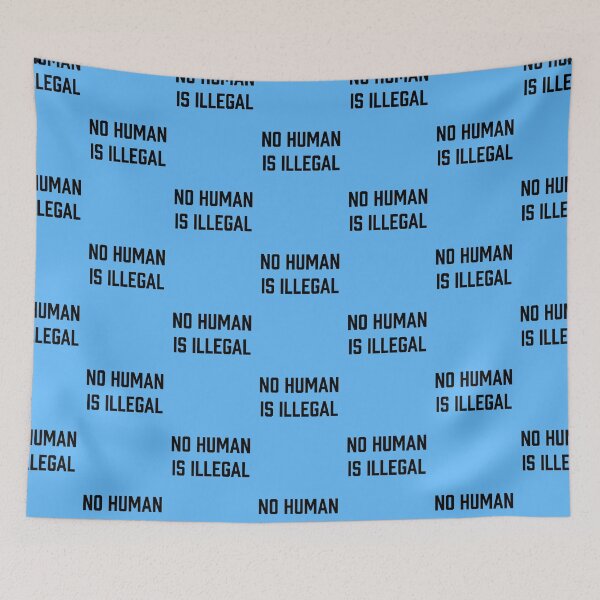 Item preview, No Human Is Illegal - Human Rights Gift Ideas Funny Quotes Gift Ideas designed and sold by Sugar-Magnolia.