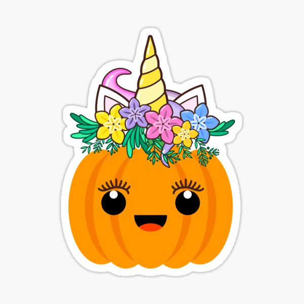 Item preview, Halloween Cute Pumpkin Unicorn designed and sold by ShopSpot.
