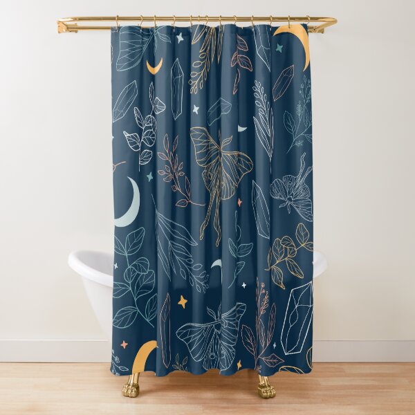 hot Pink Black Shower Curtain Design Square Grey Pink Mosaic Circle- Blue 