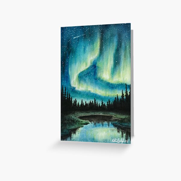 Skyscape - Northern Lights Greeting Card