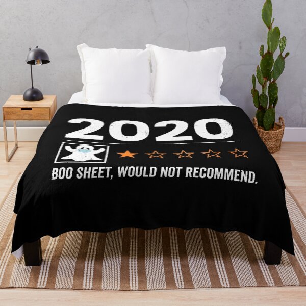 Item preview, Boo Sheet 2020 Halloween 1 Star Rating Year Sucks Very Bad designed and sold by elderberry.