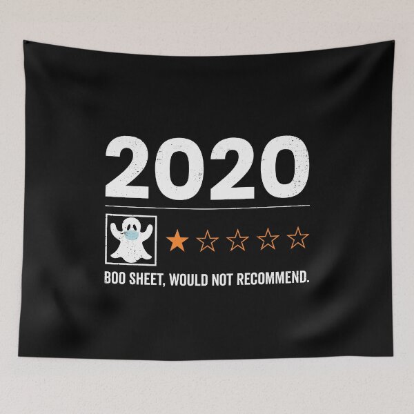 Item preview, Boo Sheet 2020 Halloween 1 Star Rating Year Sucks Very Bad designed and sold by elderberry.