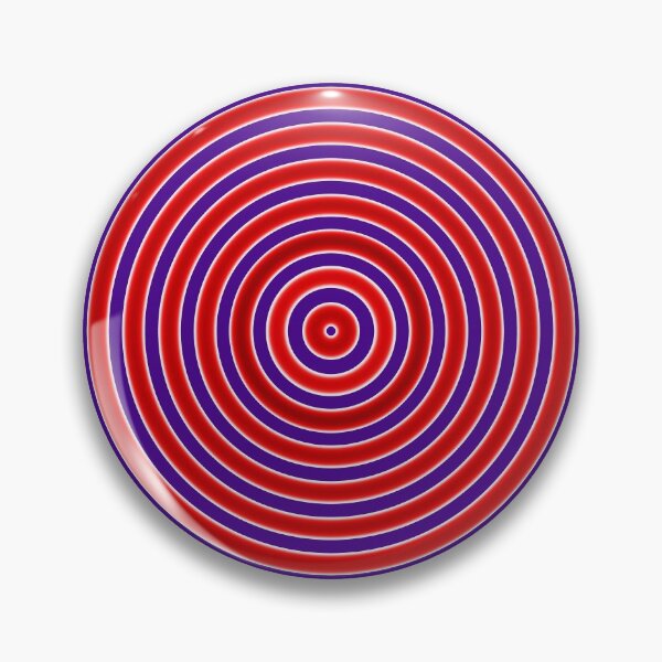 Item preview, Red and Purple Funky Concentric Circles designed and sold by Tau Tia L Douglass.