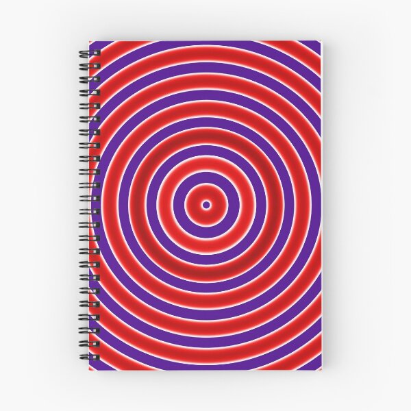 Item preview, Red and Purple Funky Concentric Circles designed and sold by Tau Tia L Douglass.