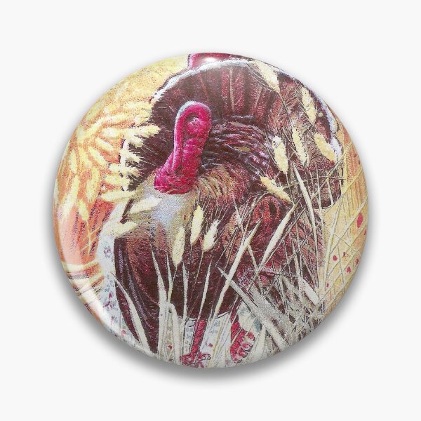 Item preview, Thanksgiving Turkeys in Field of Wheat designed and sold by fenneltea.