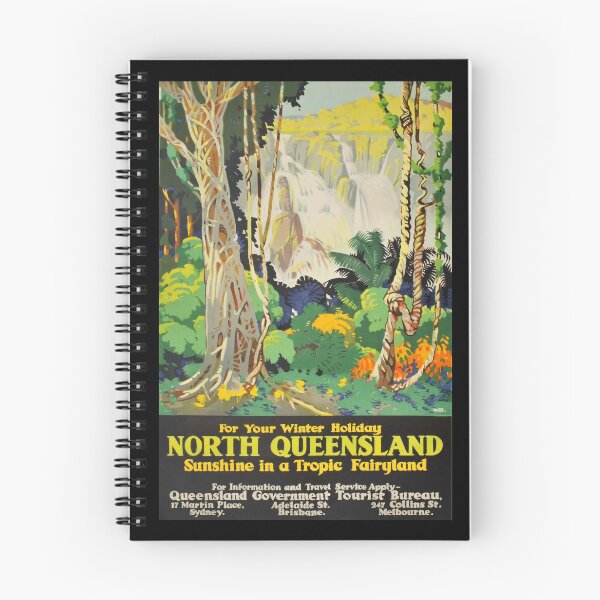 Item preview, North Queensland retro poster designed and sold by CorasPosters.