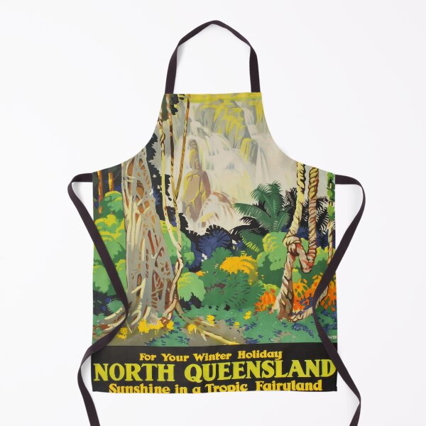Item preview, North Queensland retro poster designed and sold by CorasPosters.