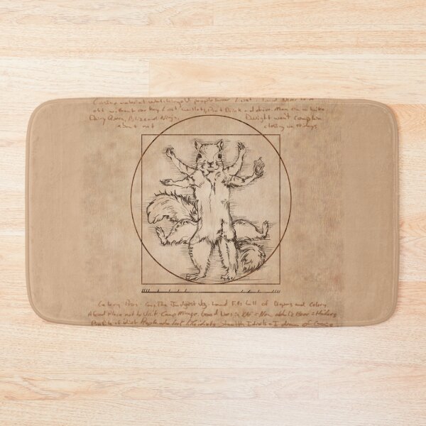 Item preview, Vitruvian Squirrel designed and sold by FlutterKatArts.
