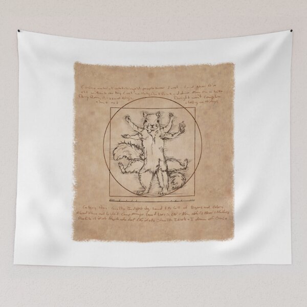 Item preview, Vitruvian Squirrel designed and sold by FlutterKatArts.