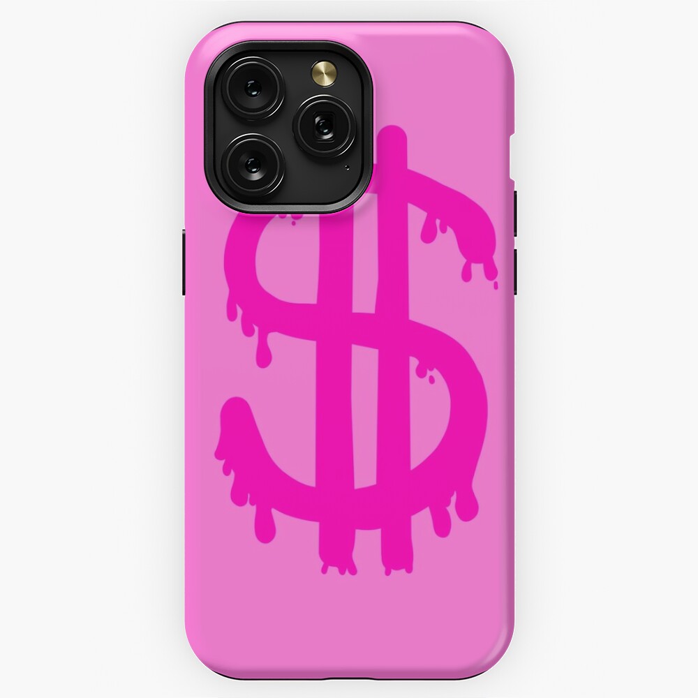 Preppy Pink and Gold XO Money Sign iPhone Case for Sale by brookiecookie37
