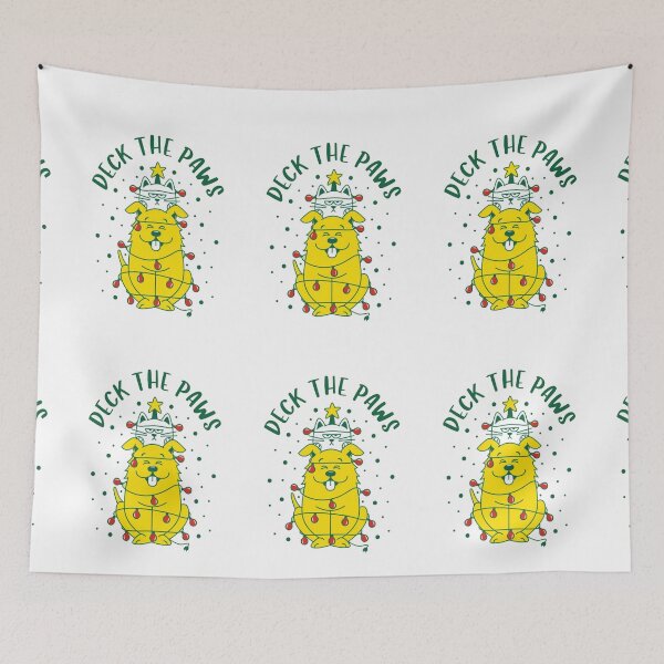 Item preview, Deck The Paws - Camiseta designed and sold by sahli.