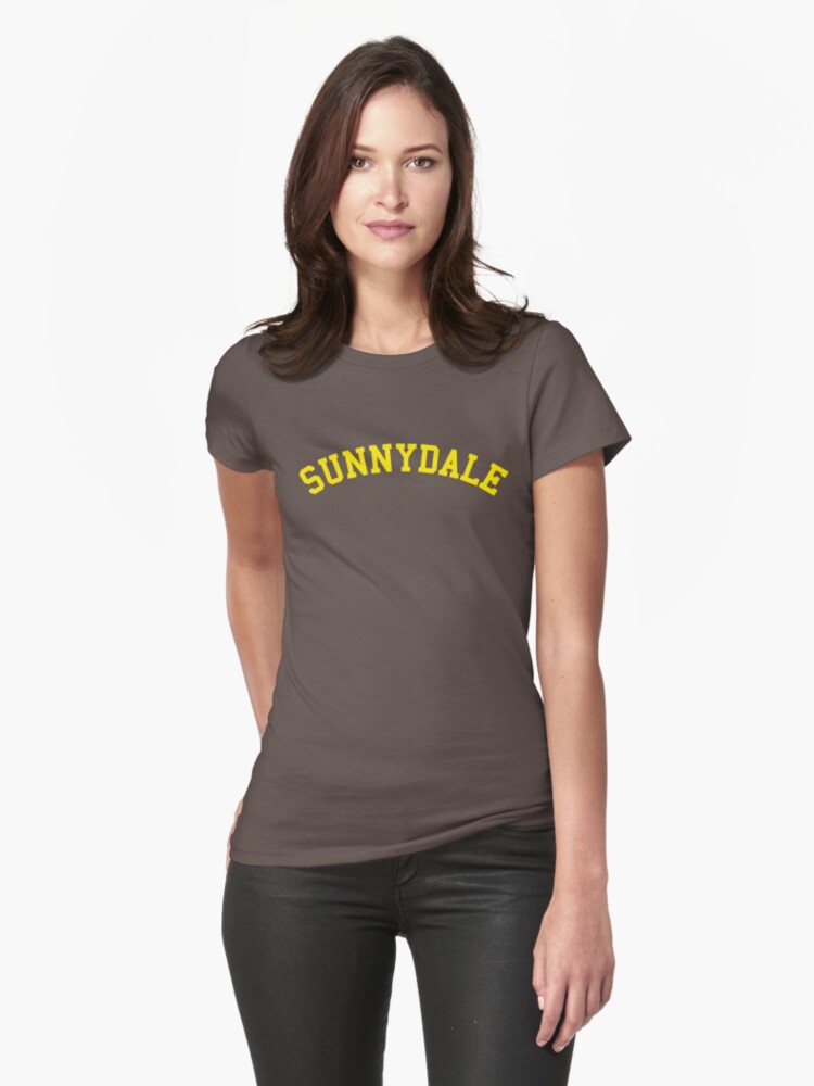 Thumbnail 1 of 3, Fitted T-Shirt, Sunnydale High School - Buffy designed and sold by Chairboy.
