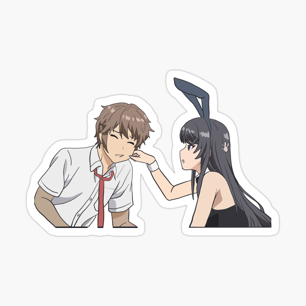 Rascal Does Not Dream Of Bunny Girl Senpai - Mai and Sakuta Poster for  Sale by jenartfart | Redbubble