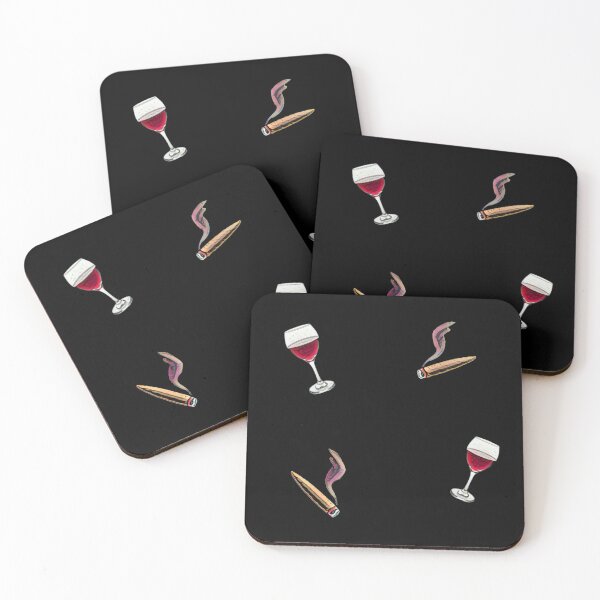 Aperçu de l'œuvre Cigare et vin créée et vendue par Dude Stuff.