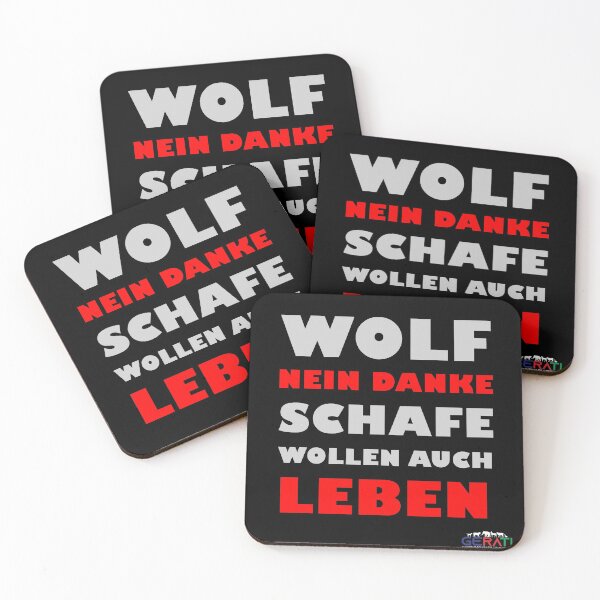 Item preview, GERATI Merch Wolf No Thanks - Sheep Want Too designed and sold by DELMEO.