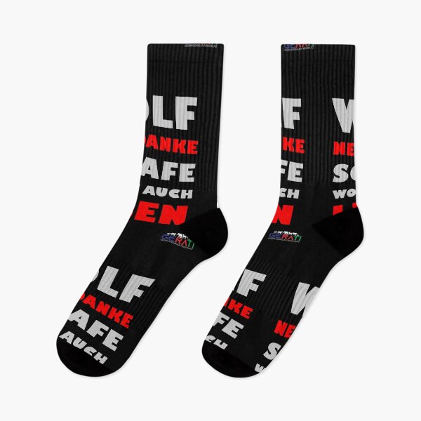 Artikelvorschau, GERATI Merch Wolf Nein Danke - Schafe wollen auch entworfen und verkauft von DELMEO.