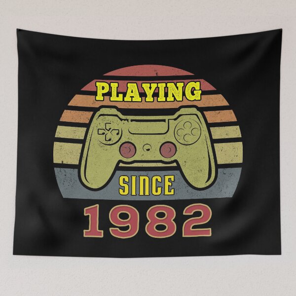 Item preview, Playing Since 1982 - Vintage Retro Gaming Controller designed and sold by looklock.